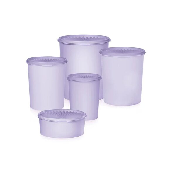 Tupperware Decorator Canister Set - BNIP - SOLD OUT Online! - Picture 5 of 8